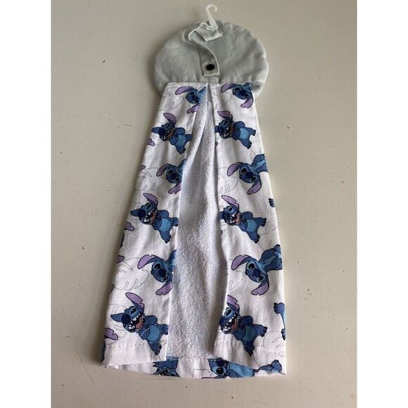 Disney Lilo Stitch Kitchen Hanging Towel Ohana Means Family NEW - Picture 9 of 11